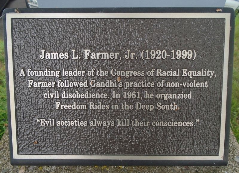 James L. Farmer, Jr. Marker image. Click for full size.