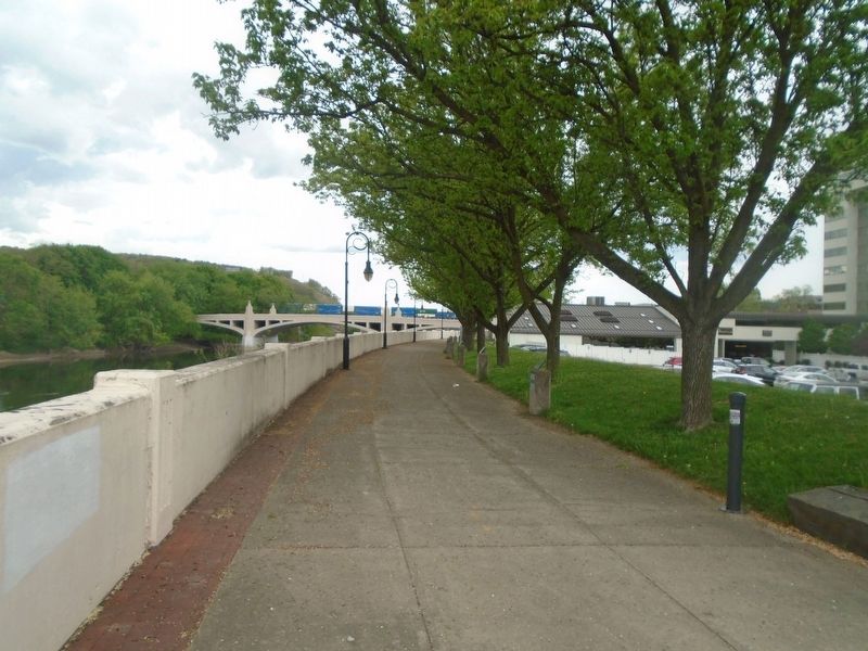 Dr. Martin Luther King, Jr. Memorial Promenade, looking north image. Click for full size.