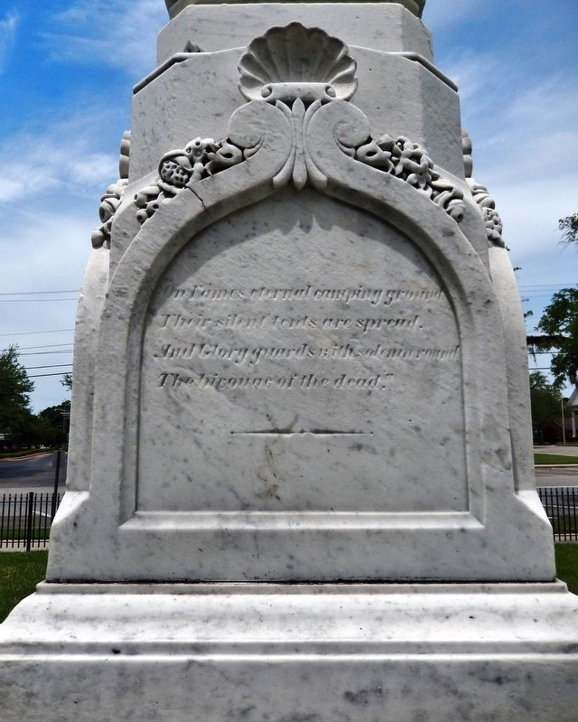 Thomas County Confederate Monument<br>(<i>south face</i>) image. Click for full size.
