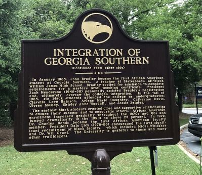 Integration of Georgia Southern Marker (side B) image. Click for full size.