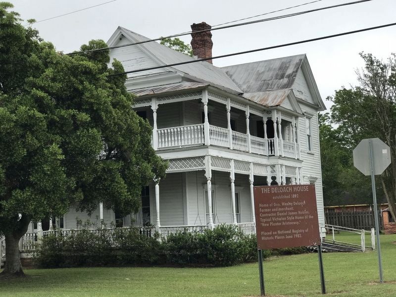 The DeLoach House Marker. Click for full size. The DeLoach House Marker image. Click for full size.
