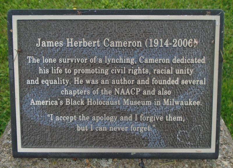 James Herbert Cameron Marker image. Click for full size.