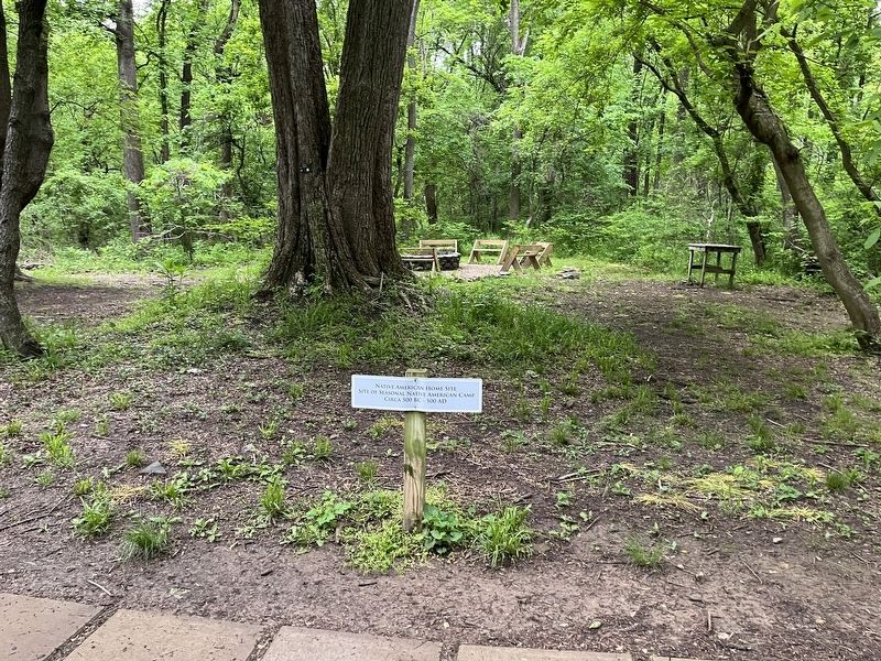 Native American Home Site Marker image. Click for full size.