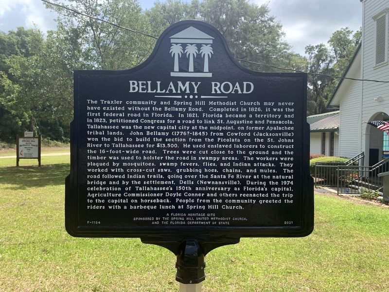 Bellamy Road side of Marker image. Click for full size.