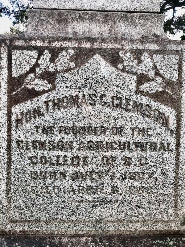 Thomas Green Clemson Marker image. Click for full size.