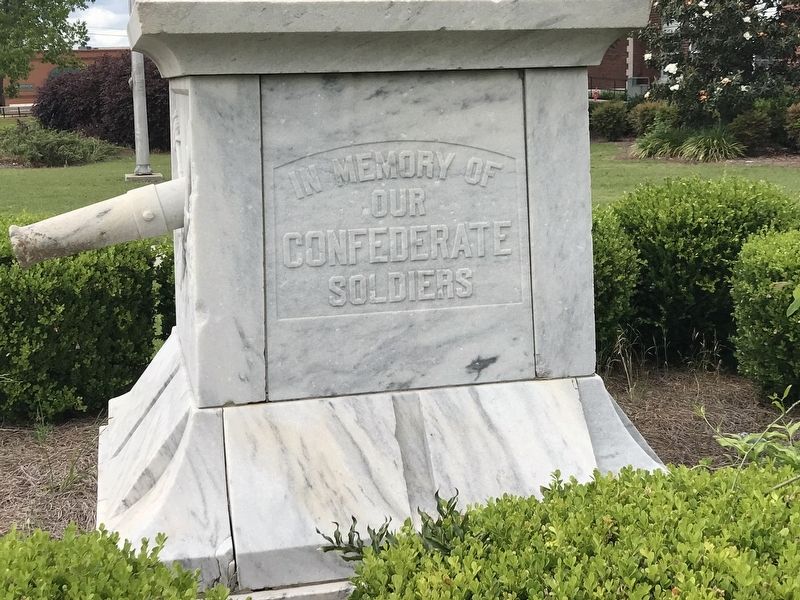 Cochran Confederate Memorial detail (side). Click for full size. Cochran Confederate Memorial detail (side) image. Click for full size.