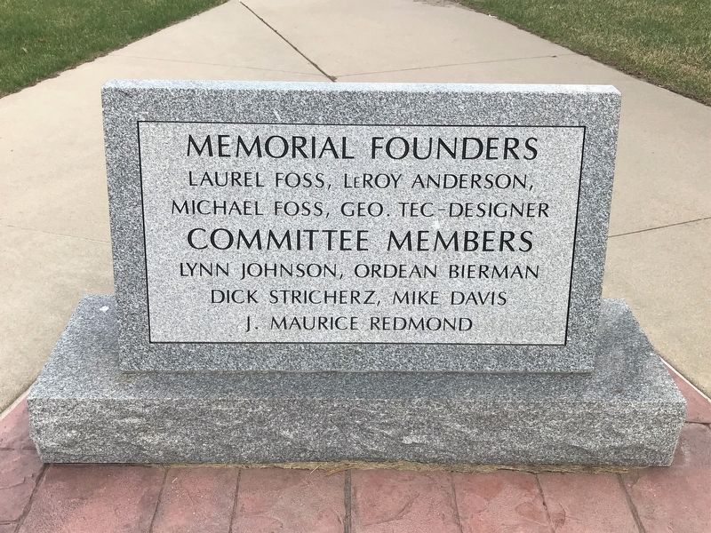 Watertown Veterans Memorial Founders & Committee Members image. Click for full size.