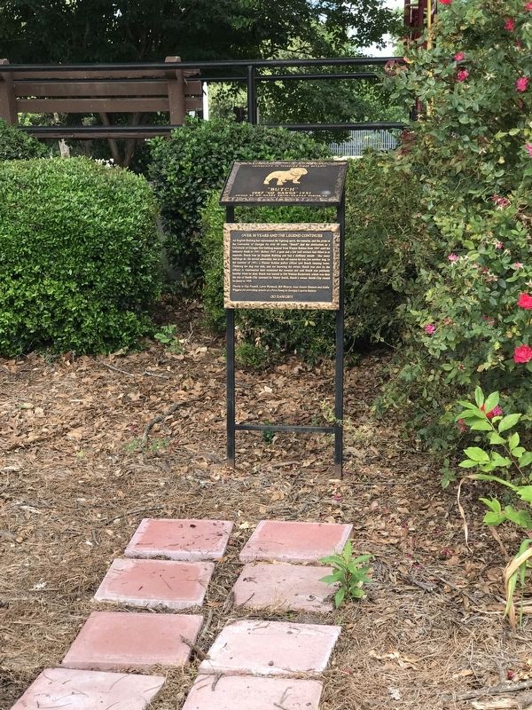 "Butch" � University of Georgia's First Bulldog Marker image. Click for full size.