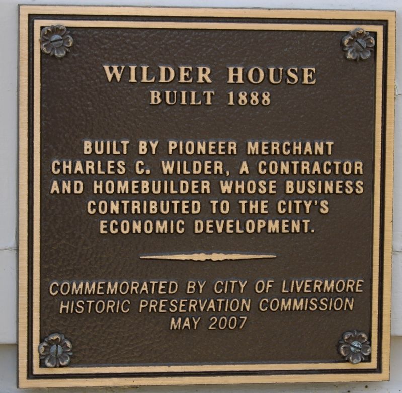 Wilder House Marker image. Click for full size.