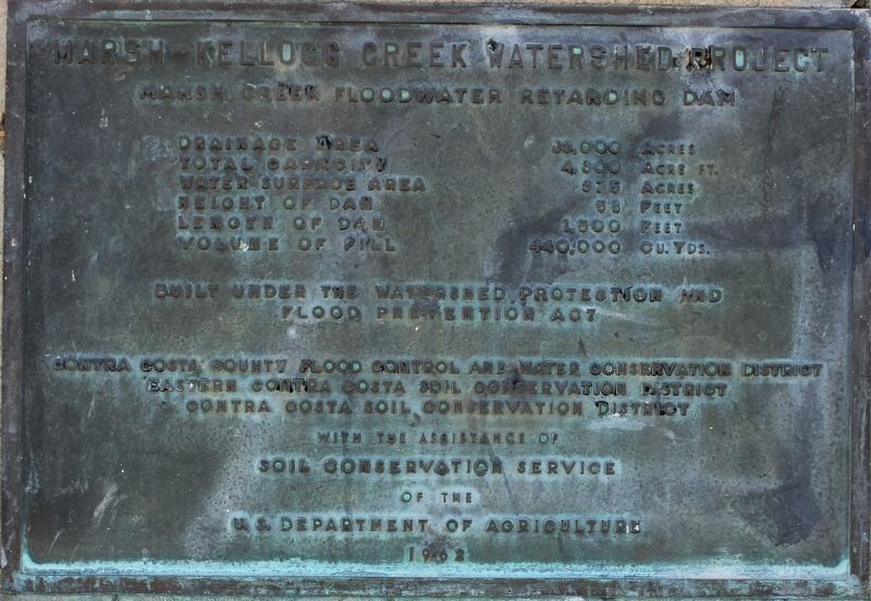 Marsh-Kellogg Creek Watershed Project Marker. Click for full size. Marsh-Kellogg Creek Watershed Project Marker image. Click for full size.