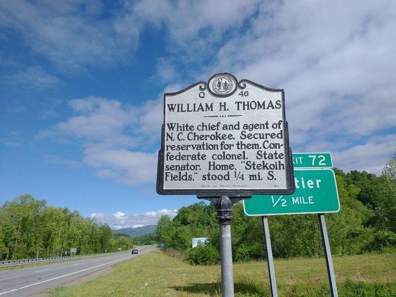 William H. Thomas Marker image. Click for full size.
