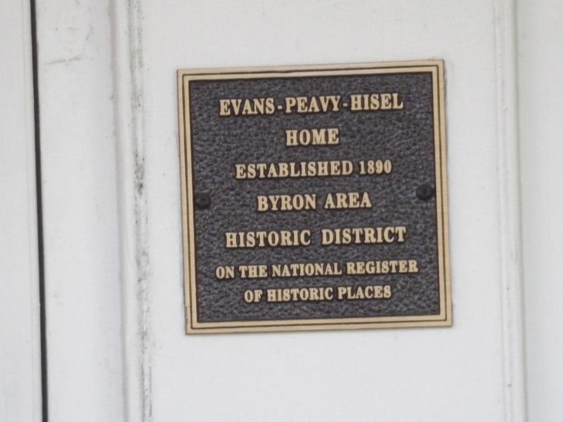 Evans-Peavy-Hisel Home Marker image. Click for full size.
