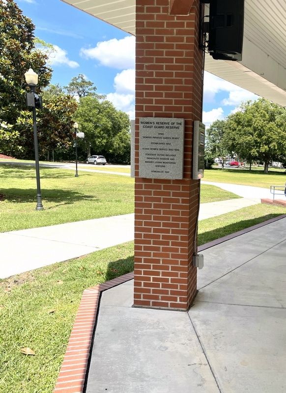 Women’s Reserve of the Coast Guard Reserve Marker. Click for full size. Women’s Reserve of the Coast Guard Reserve Marker image. Click for full size.