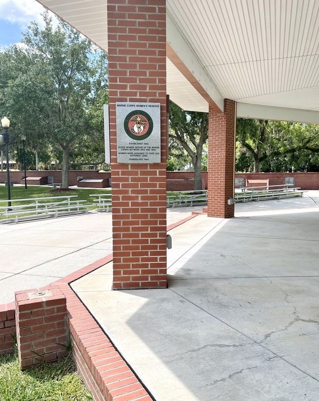 Marine Corps Women’s Reserve Marker. Click for full size. Marine Corps Women’s Reserve Marker image. Click for full size.