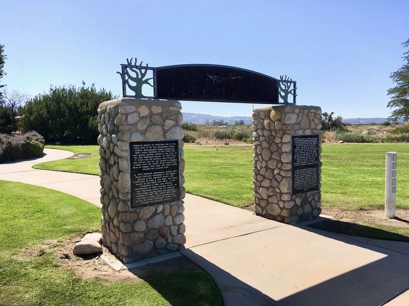 Aurantia Park and Markers image. Click for full size.