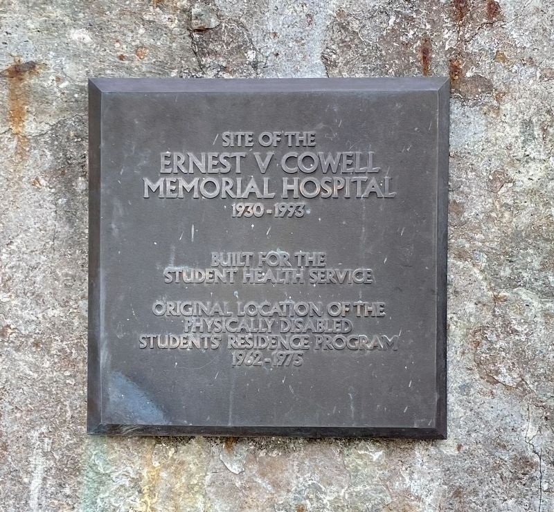 Ernest V. Cowell Memorial Hospital Marker image. Click for full size.