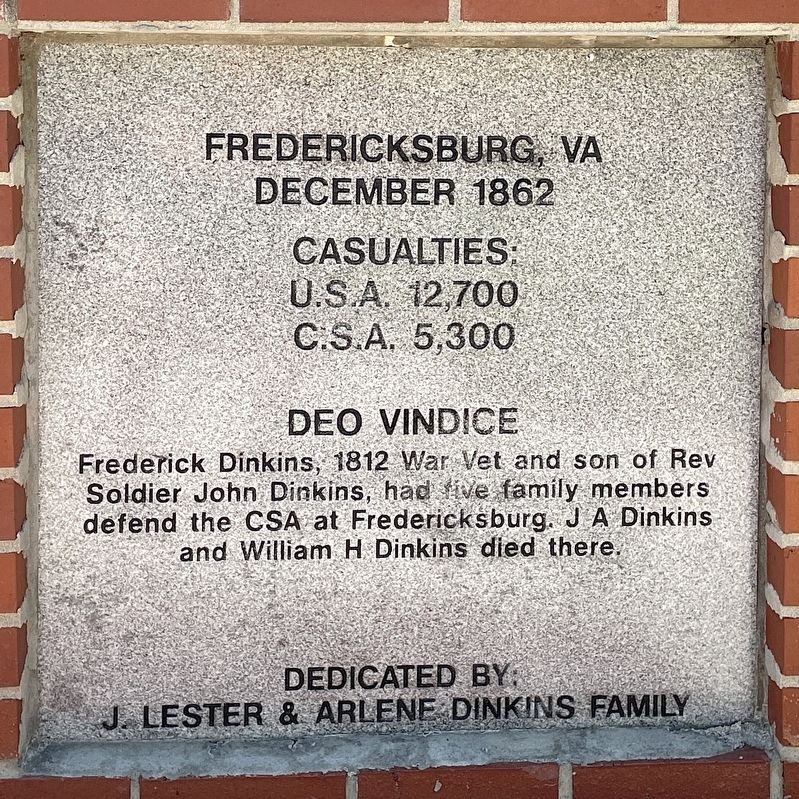 Fredericksburg, VA Marker. Click for full size. Fredericksburg, VA Marker image. Click for full size.