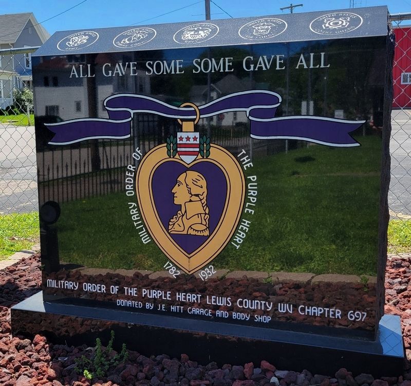 Military Order of the Purple Heart Memorial. Click for full size. Military Order of the Purple Heart Memorial image. Click for full size.