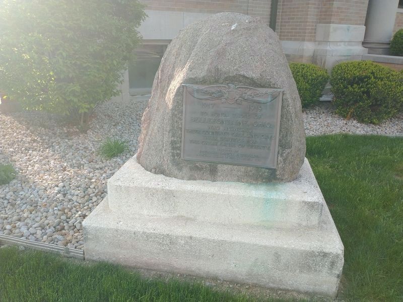 Bellefontaine World War I Memorial image. Click for full size.