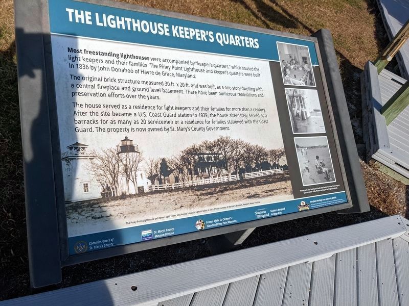 The Lighthouse Keeper's Quarters Marker image. Click for full size.