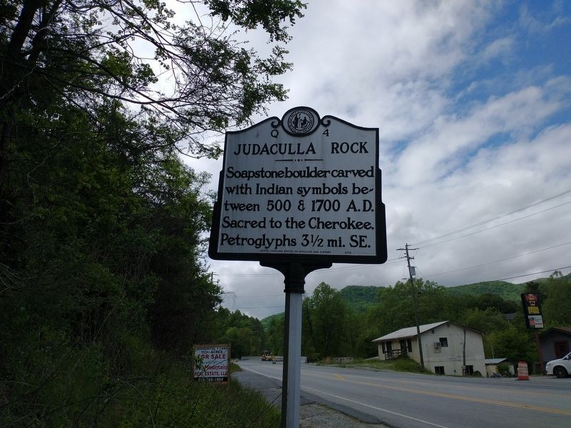 Judaculla Rock Marker image. Click for full size.