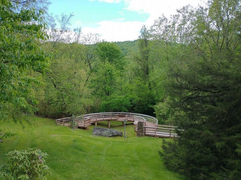 Judaculla Rock site. Click for more information. Judaculla Rock site image. Click for more information.