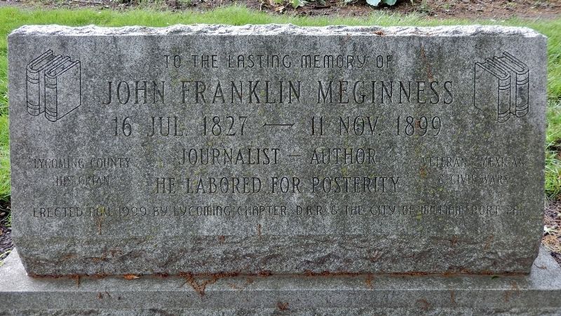 John Franklin Meginness Marker image. Click for full size.