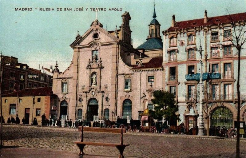 <i> Iglesia de San Jose and the Teatro Apolo </i>. Click for full size. <i> Iglesia de San Jose and the Teatro Apolo </i> image. Click for full size.