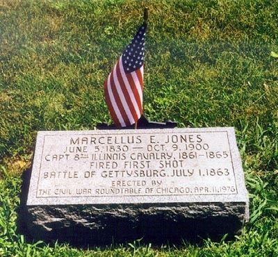 Marcellus Jones gravesite image. Click for full size.
