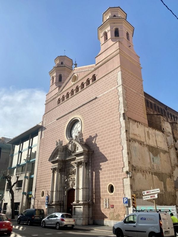 Esgl�sia de Sant Agust� / Church of Saint Augustine Marker - wide view image. Click for full size.