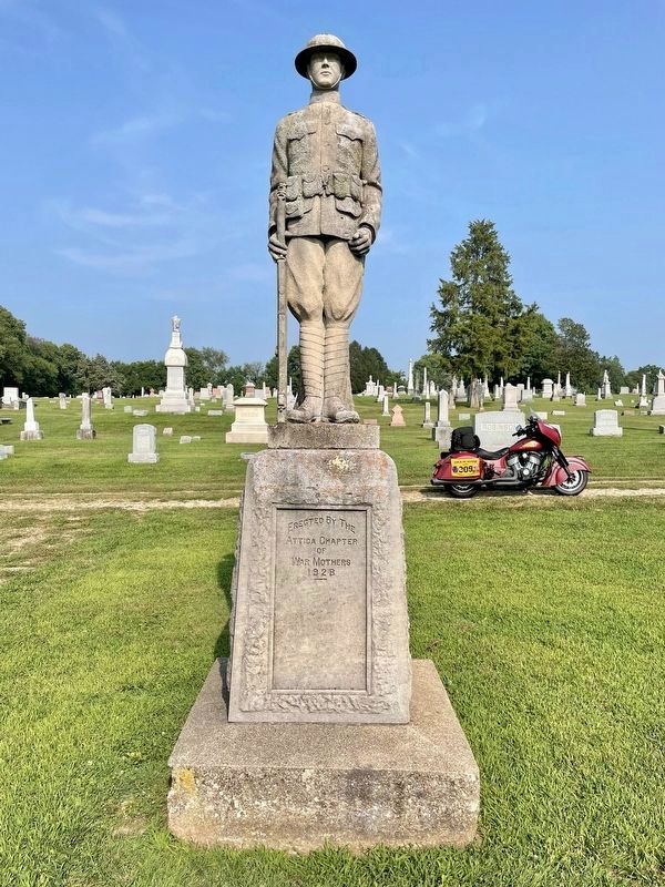 World War I Memorial. Click for full size. World War I Memorial image. Click for full size.
