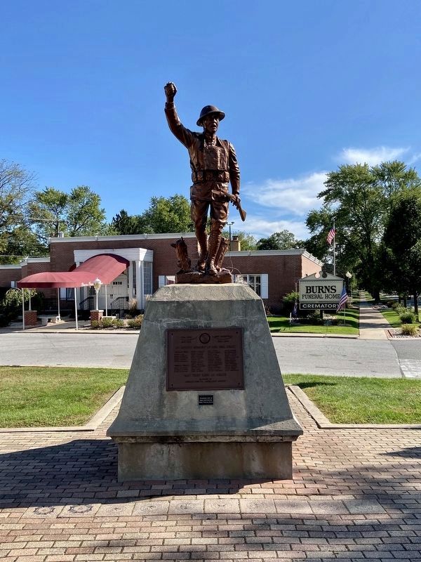 Hobart (Indiana) Patriotic Honor Rolls Marker. Click for full size. Hobart (Indiana) Patriotic Honor Rolls Marker image. Click for full size.