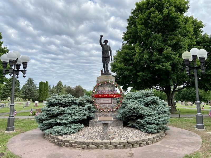 Doughboy Monument. Click for full size. Doughboy Monument image. Click for full size.