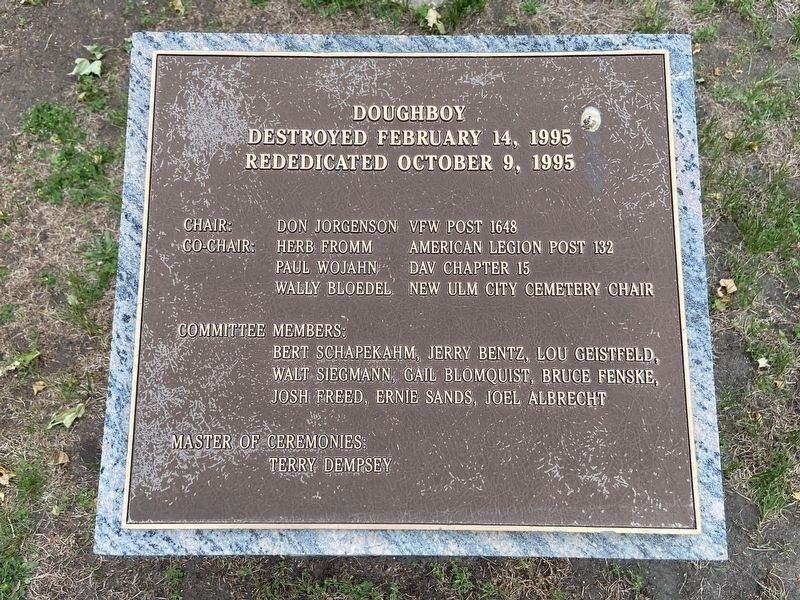 Doughboy Monument. Click for full size. Doughboy Monument image. Click for full size.