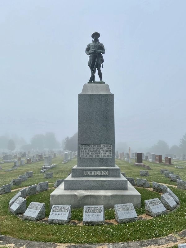 Winterset World War I Memorial. Click for full size. Winterset World War I Memorial image. Click for full size.