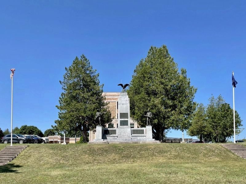 Mackinac County Soldiers & Sailors War Memorial image. Click for full size.