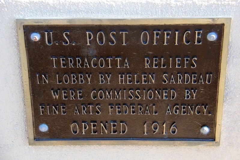 U.S. Post Office Marker image. Click for full size.