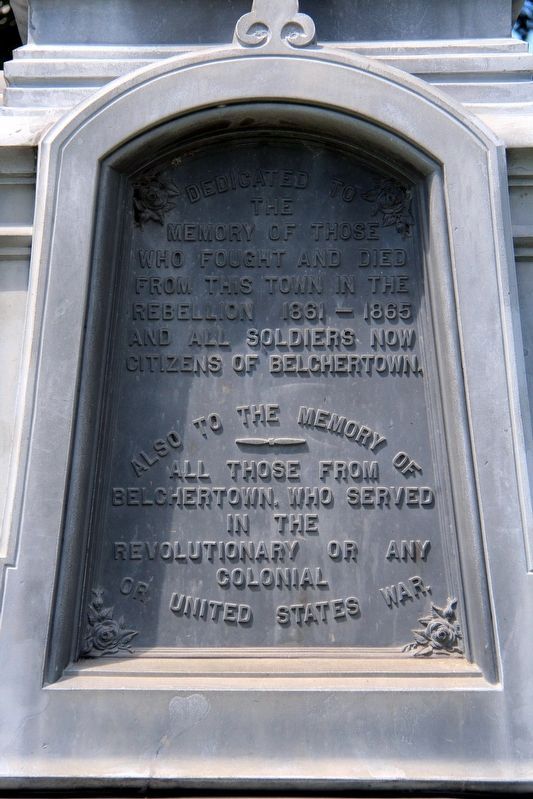 Belchertown Soldiers Memorial image. Click for full size.