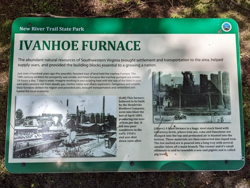 Inahoe Furnace Marker image. Click for full size.