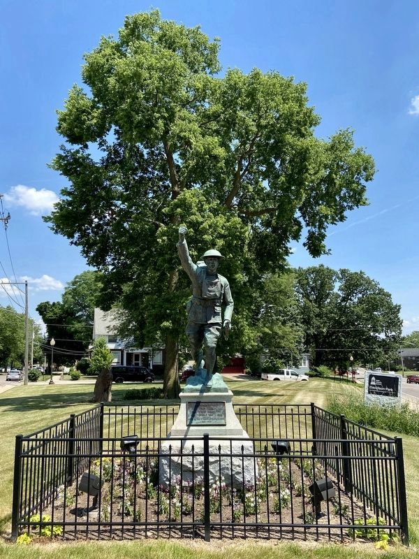 W.W. I Memorial Davidson Park Marker. Click for full size. W.W. I Memorial Davidson Park Marker image. Click for full size.