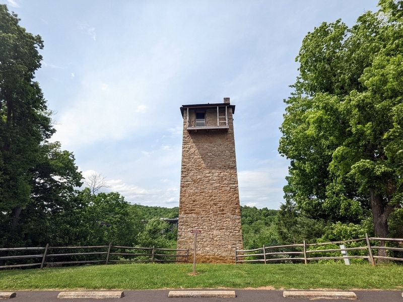 Jackson Ferry Shot Tower image. Click for full size.