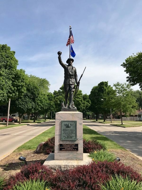 Outagamie County World War I Memorial. Click for full size. Outagamie County World War I Memorial image. Click for full size.