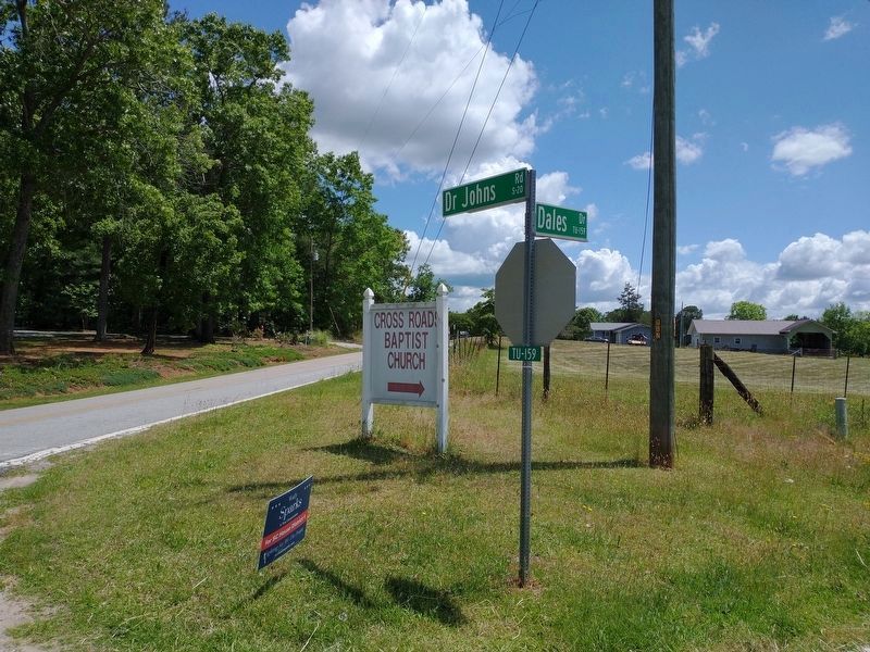 Cross Roads Baptist Church / Cross Roads School Marker. Click for full size. Cross Roads Baptist Church / Cross Roads School Marker image. Click for full size.
