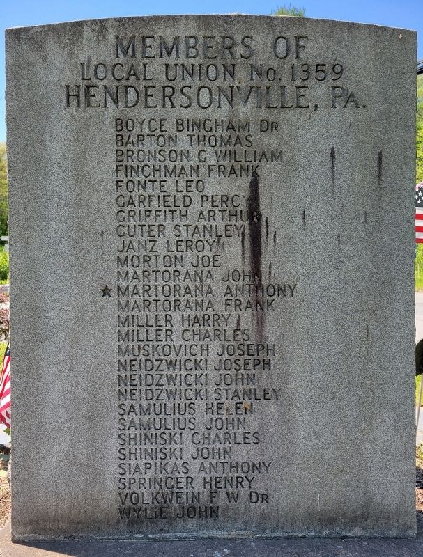 Community Honor Roll Marker (Rear). Click for full size. Community Honor Roll Marker (Rear) image. Click for full size.