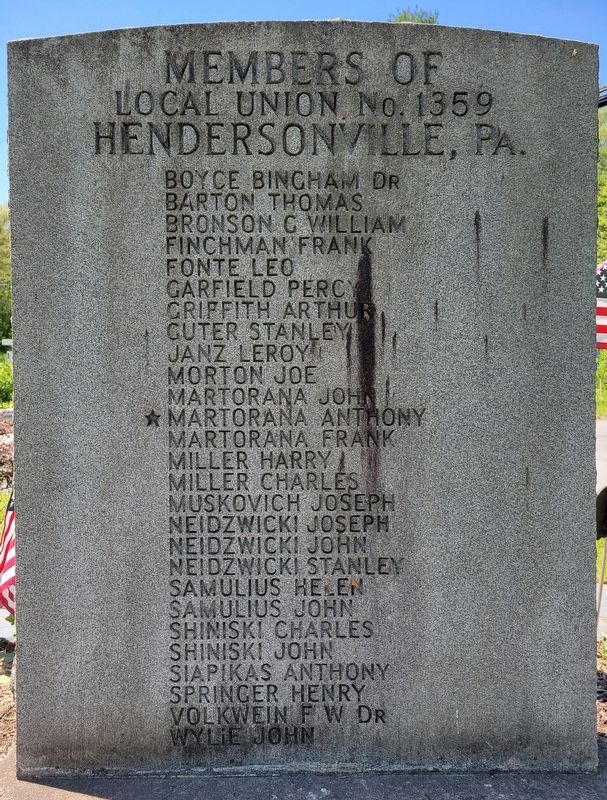 Community Honor Roll Marker (Rear) image. Click for full size.