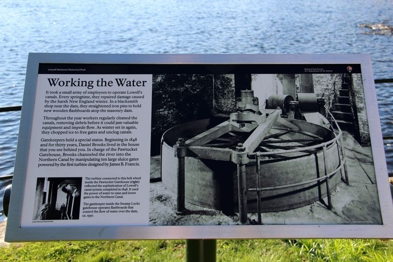 Working the Water Marker. Click for full size. Working the Water Marker image. Click for full size.