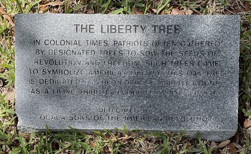 The Liberty Tree Marker image. Click for full size.