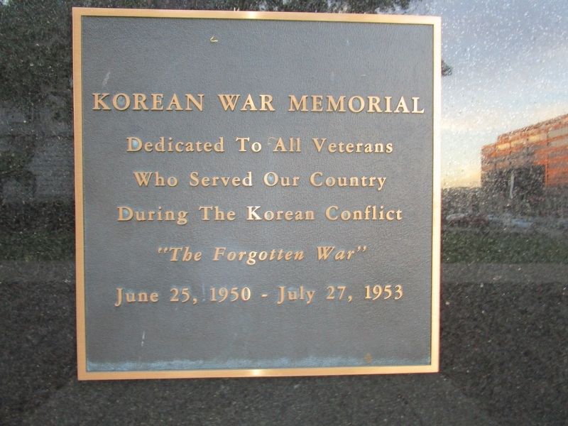 Korean War Memorial. Click for full size. Korean War Memorial image. Click for full size.