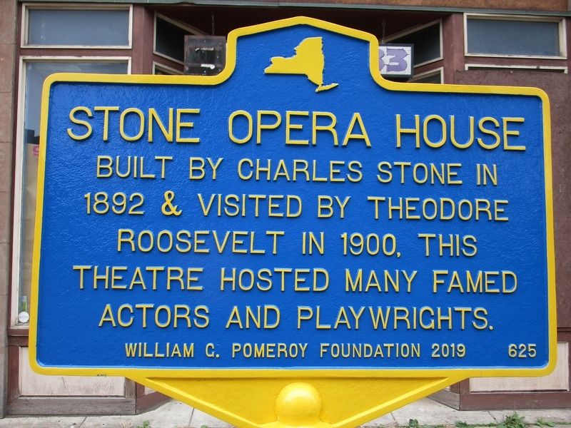 Stone Opera House Marker image. Click for full size.