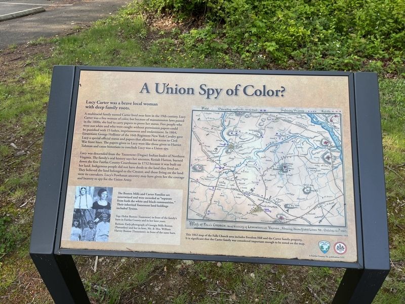 A Union Spy of Color? Marker image. Click for full size.